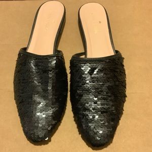 Kate Spade New York Sequined Mules
